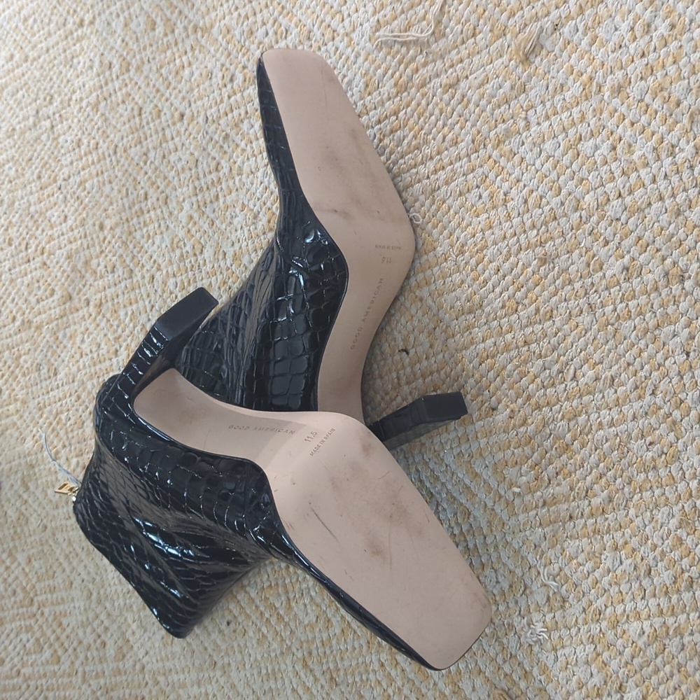 New Without Box Booties Croc Embossed - image 2